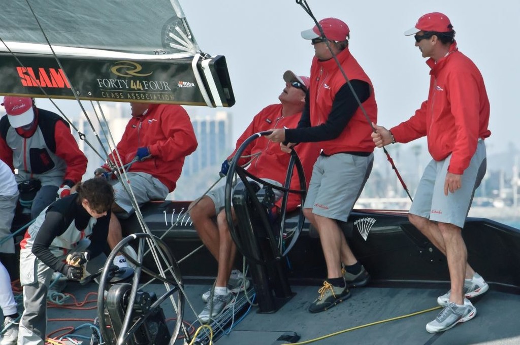 Bob Little takes the helm on RC44 Katusha - Oracle RC44 Cup San Diego © FRIED ELLIOTT